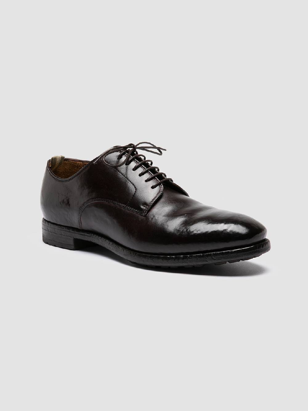 Officine Creative PRINCE 606 Derby in Pelle Marrone Negozio
