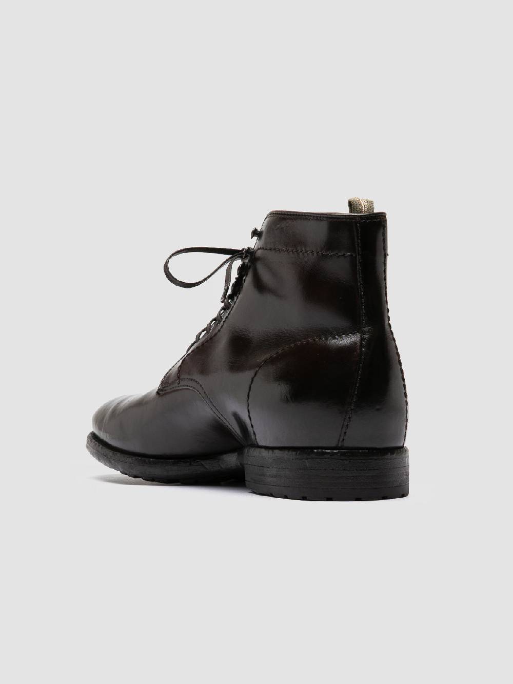 Officine Creative PRINCE 610 Stivaletti in Pelle Marrone Moda