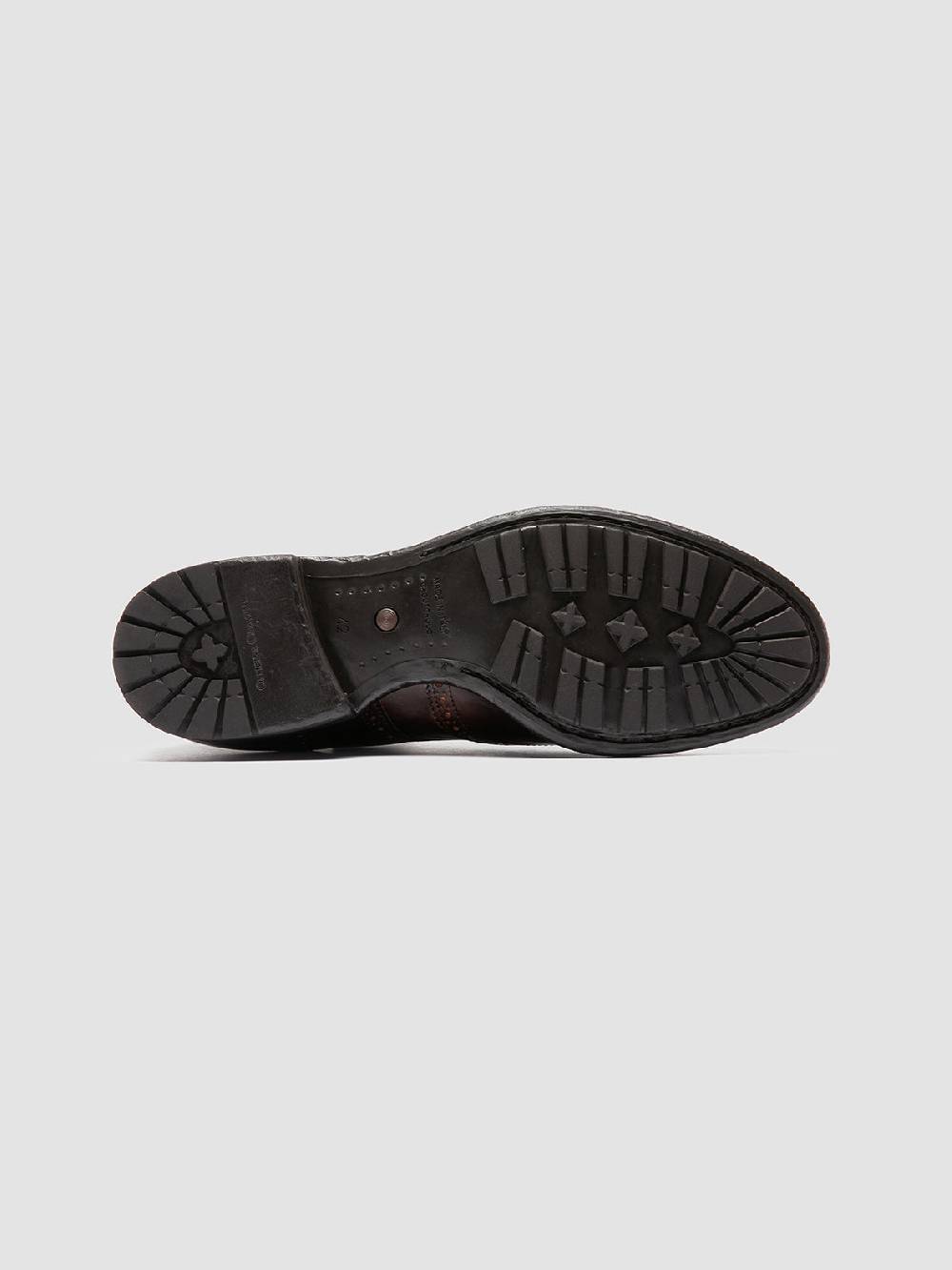 Officine Creative PRINCE 610 Stivaletti in Pelle Marrone Moda