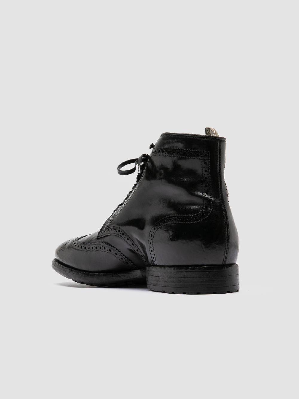 Officine Creative PRINCE 612 Stivaletti in Pelle Nera 2025