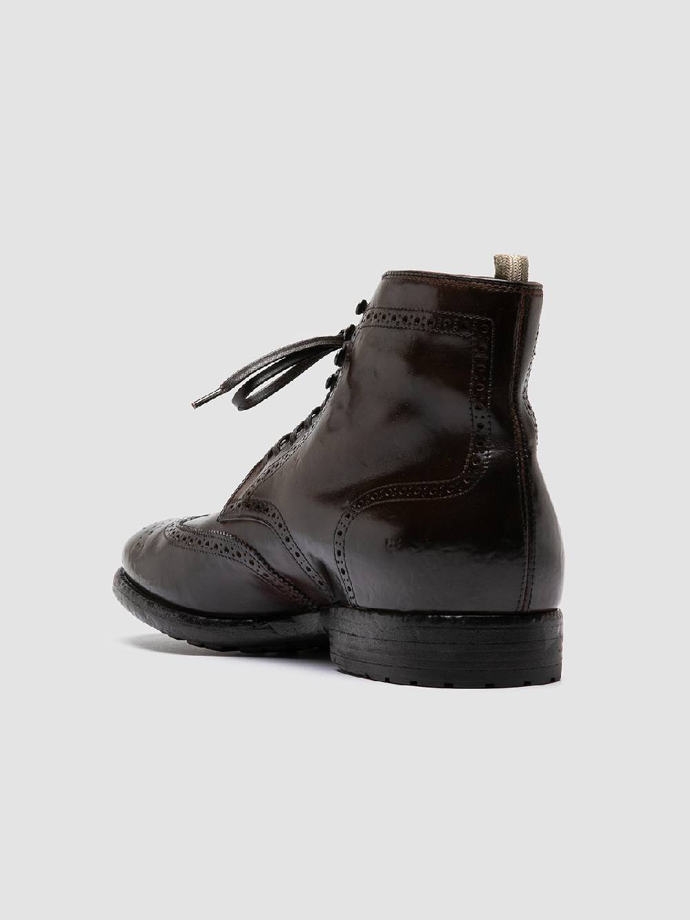 Officine Creative PRINCE 612 Stivaletti in Pelle Marrone Italy