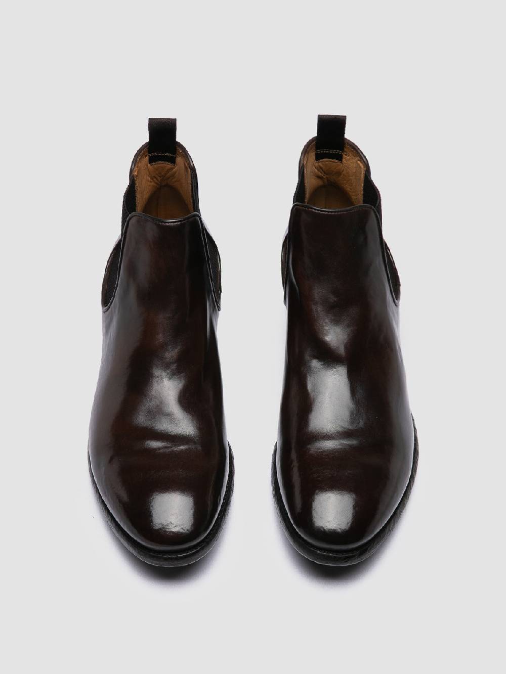 Officine Creative PRINCE 617 Stivaletti Chelsea in Pelle Marrone 2025