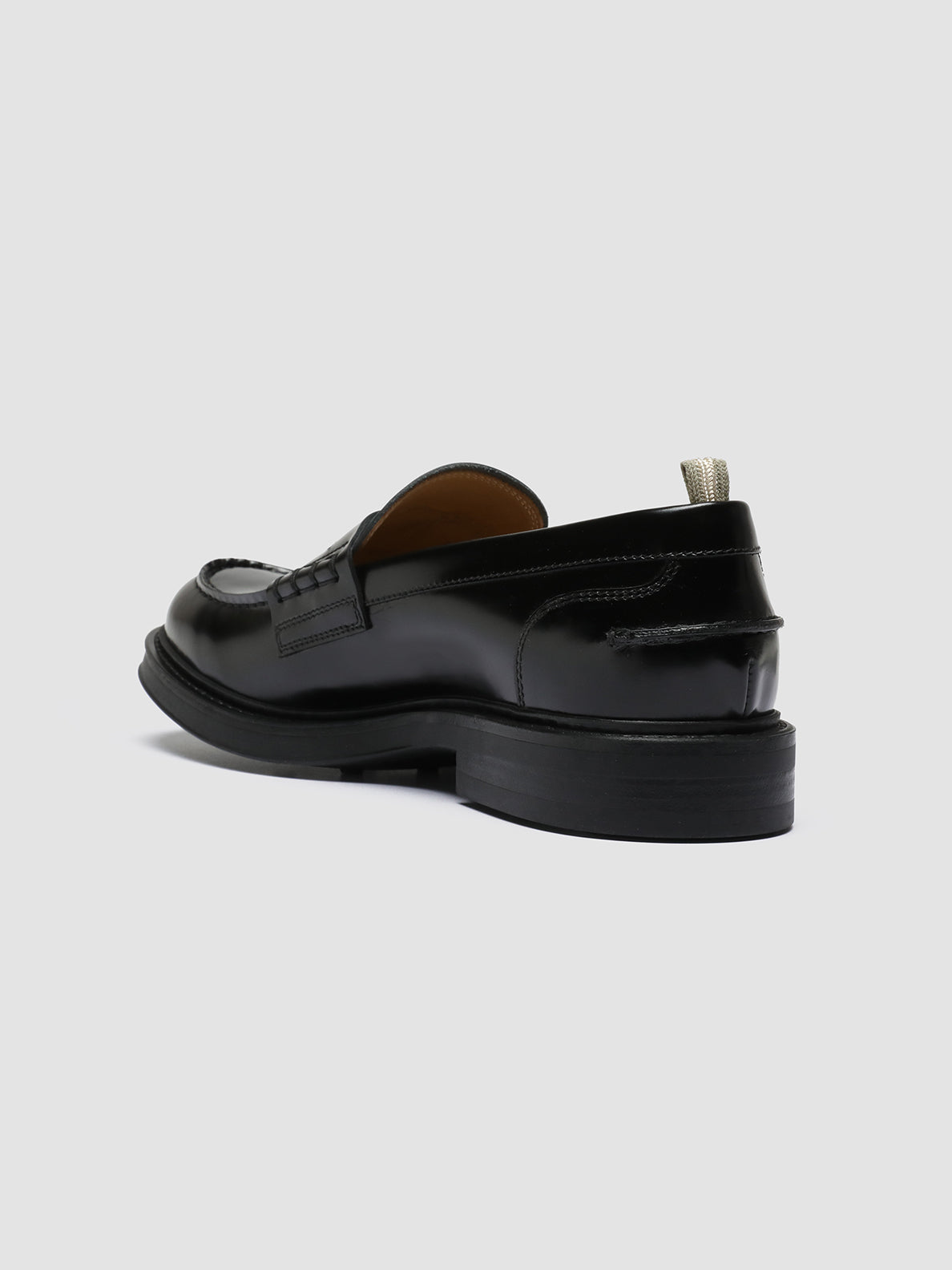 Officine Creative UNIFORM 001 Mocassini in Pelle Nera In Linea