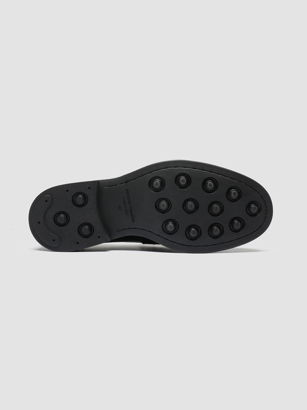 Officine Creative UNIFORM 001 Mocassini in Pelle Nera In Linea