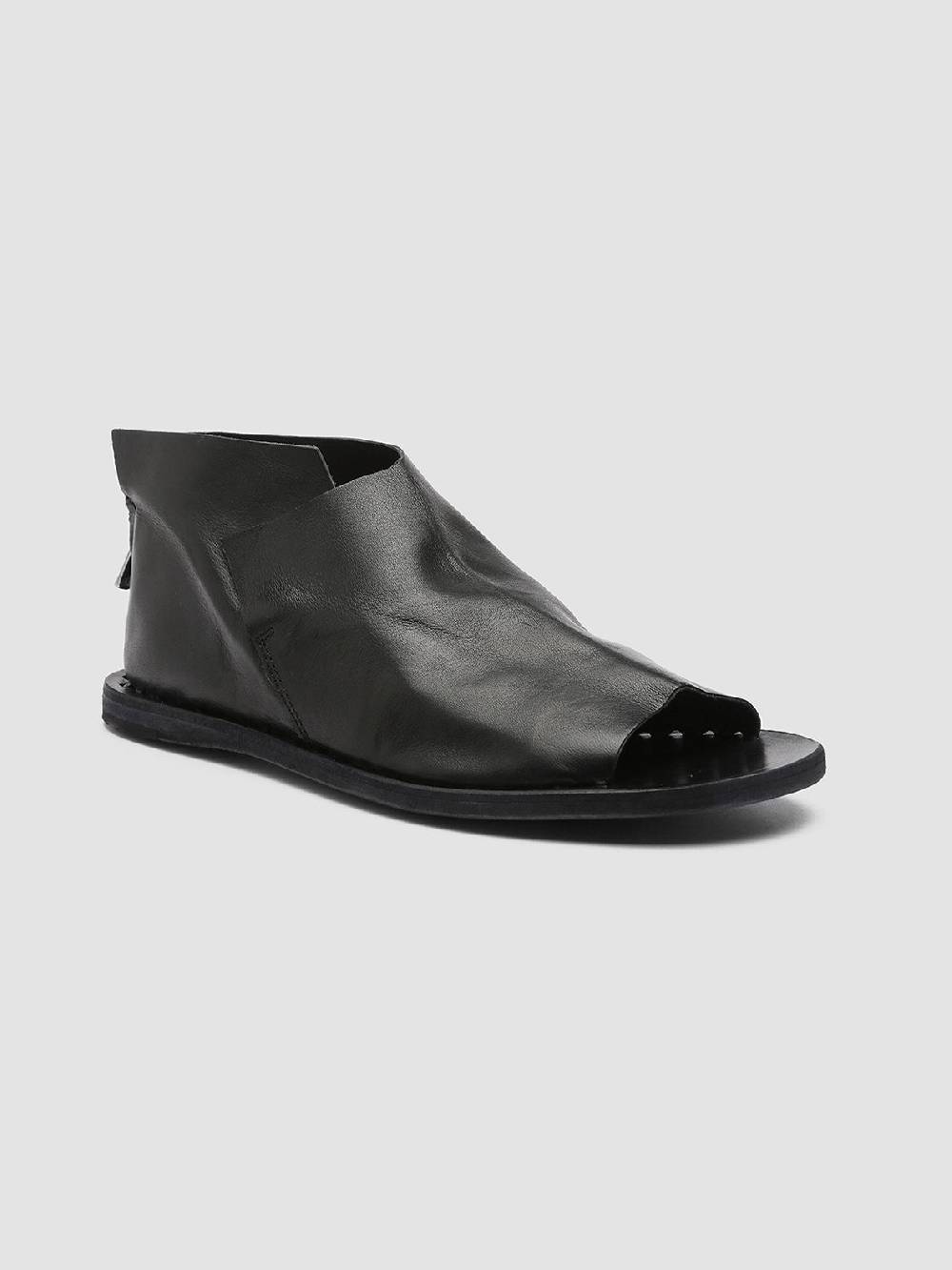 Officine Creative ITACA 005 Sandali in Pelle Nera Vendita