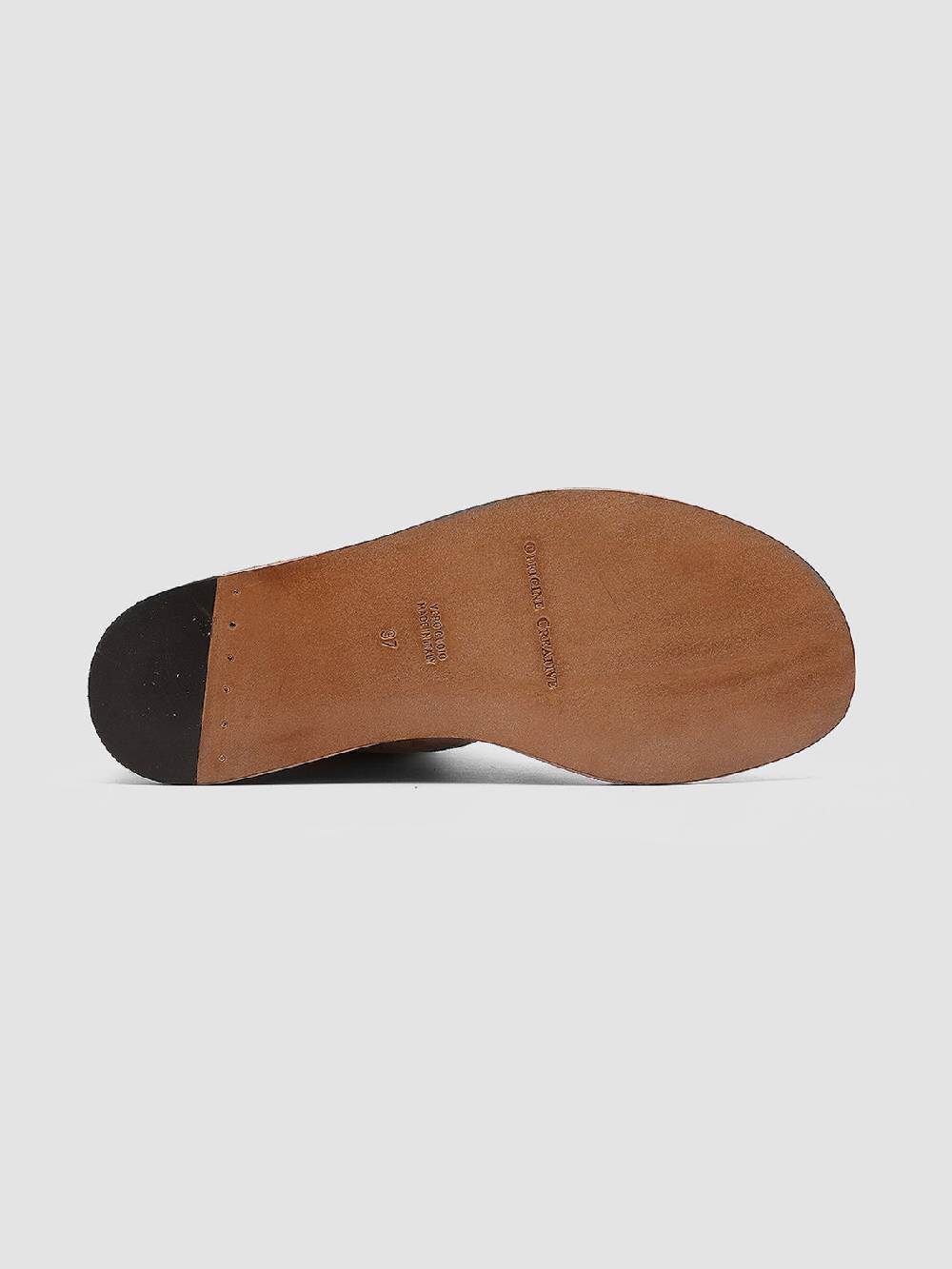 Officine Creative ITACA 018 Sandali in Pelle Scamosciata Marrone Promozione