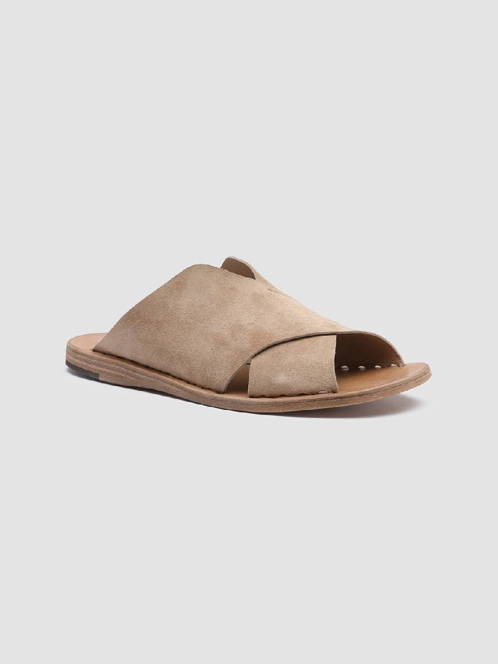 Officine Creative ITACA 019 Sandali in Pelle Scamosciata Marrone Pezzi Unici