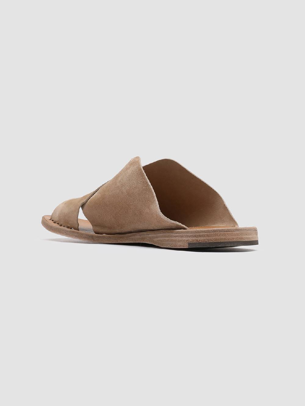 Officine Creative ITACA 019 Sandali in Pelle Scamosciata Marrone Pezzi Unici