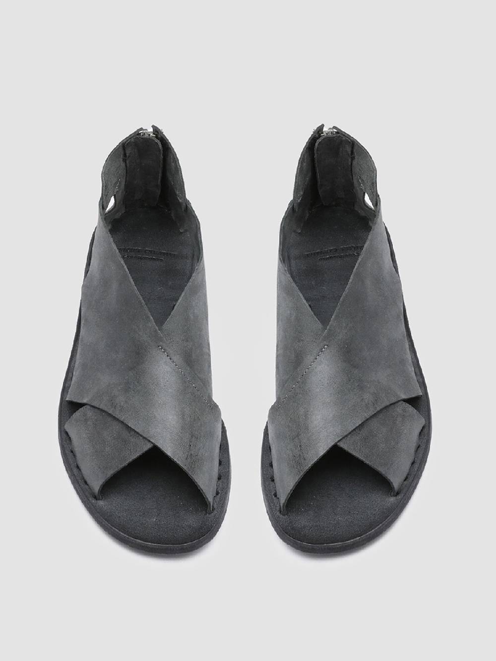 Officine Creative ITACA 026 Sandali in Pelle Nera Negozi Online