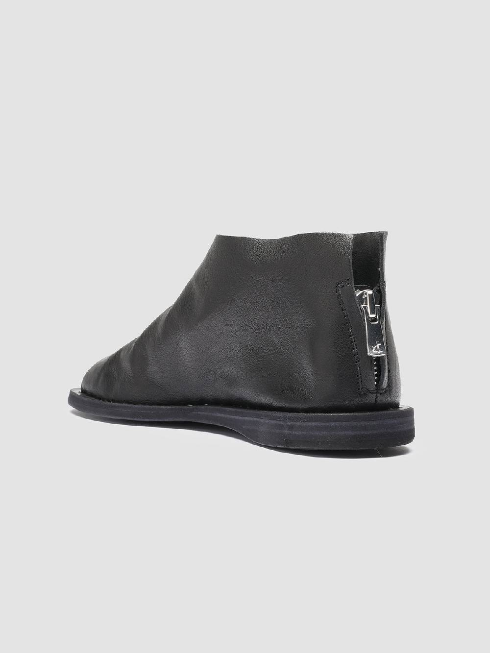 Officine Creative ITACA 032 Sandali in Pelle Nera Consegna Veloce