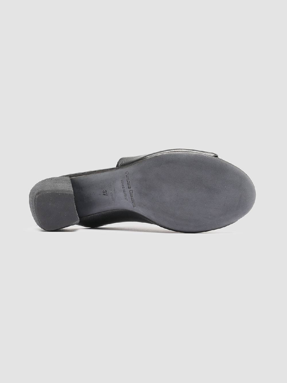 Officine Creative HELYETTE 016 Sabot in Pelle Nera Shopping Online