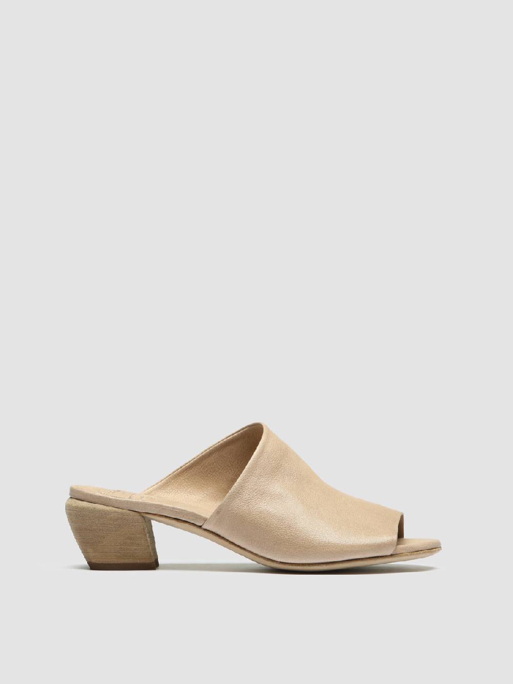 Officine Creative HELYETTE 016 Sabot in Pelle Tortora Affare Del Giorno