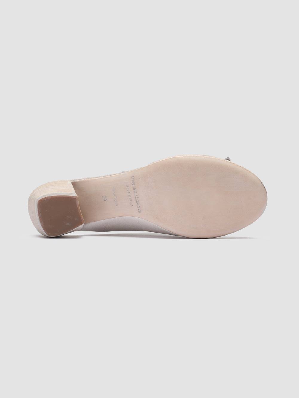Officine Creative HELYETTE 016 Sabot in Pelle Bianca Prezzo Ridotto