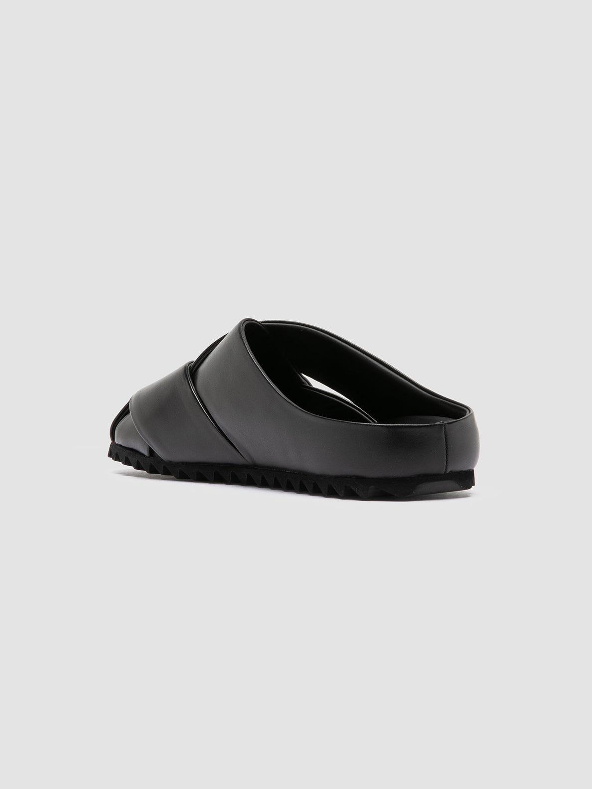 Officine Creative PELAGIE 018 Sandali Sabot in Pelle Nera Convenienza