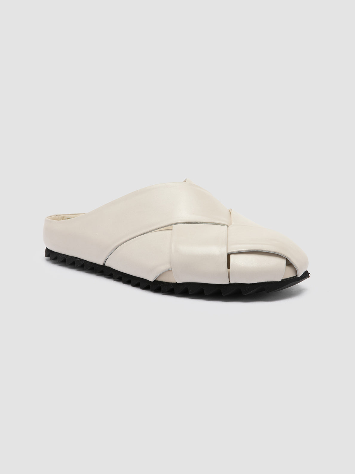 Officine Creative PELAGIE 018 Sandali Sabot in Pelle Bianca Novità
