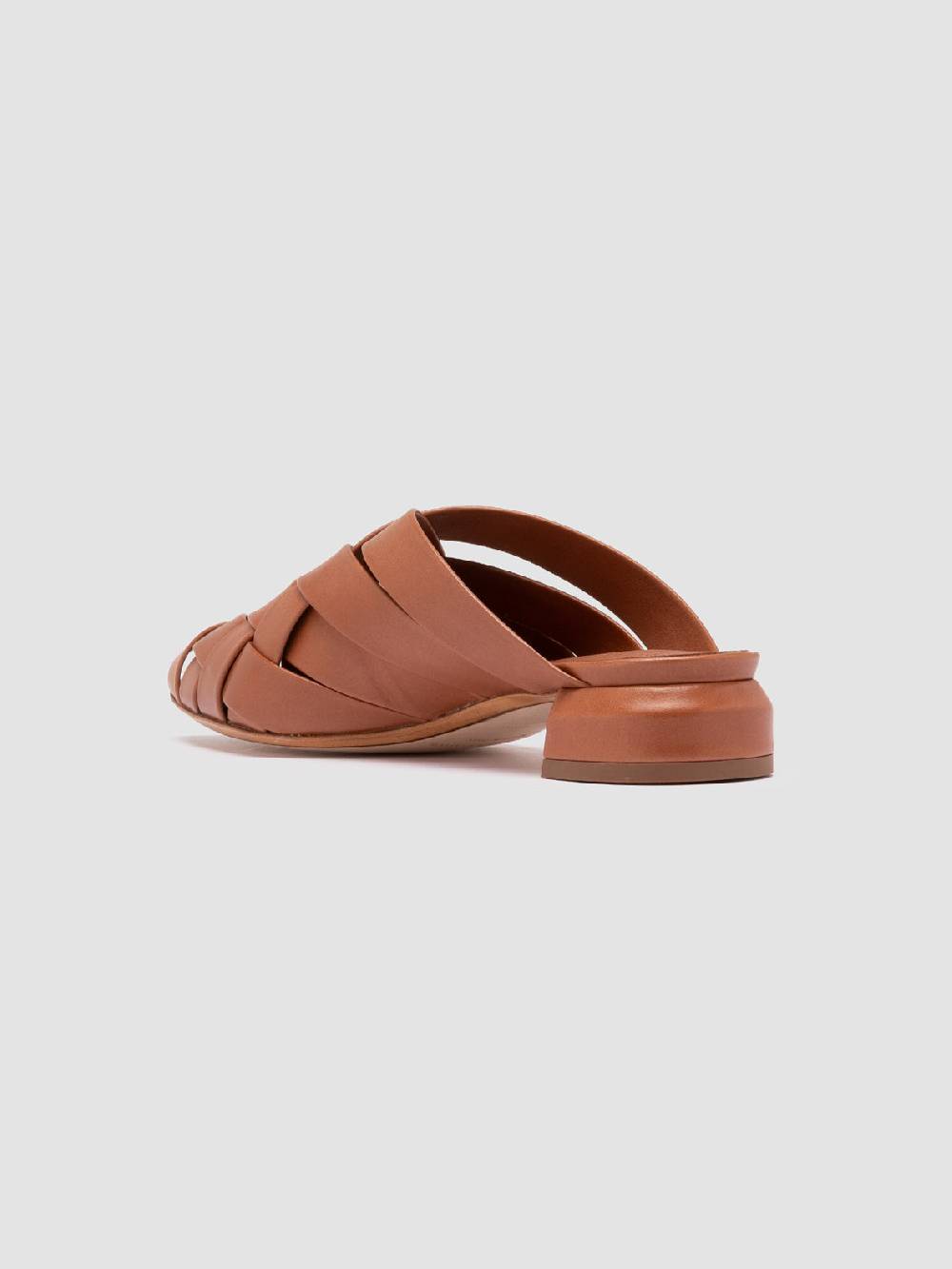 Officine Creative SAGE 105 Sandali Sabot in Pelle Marrone Sconto