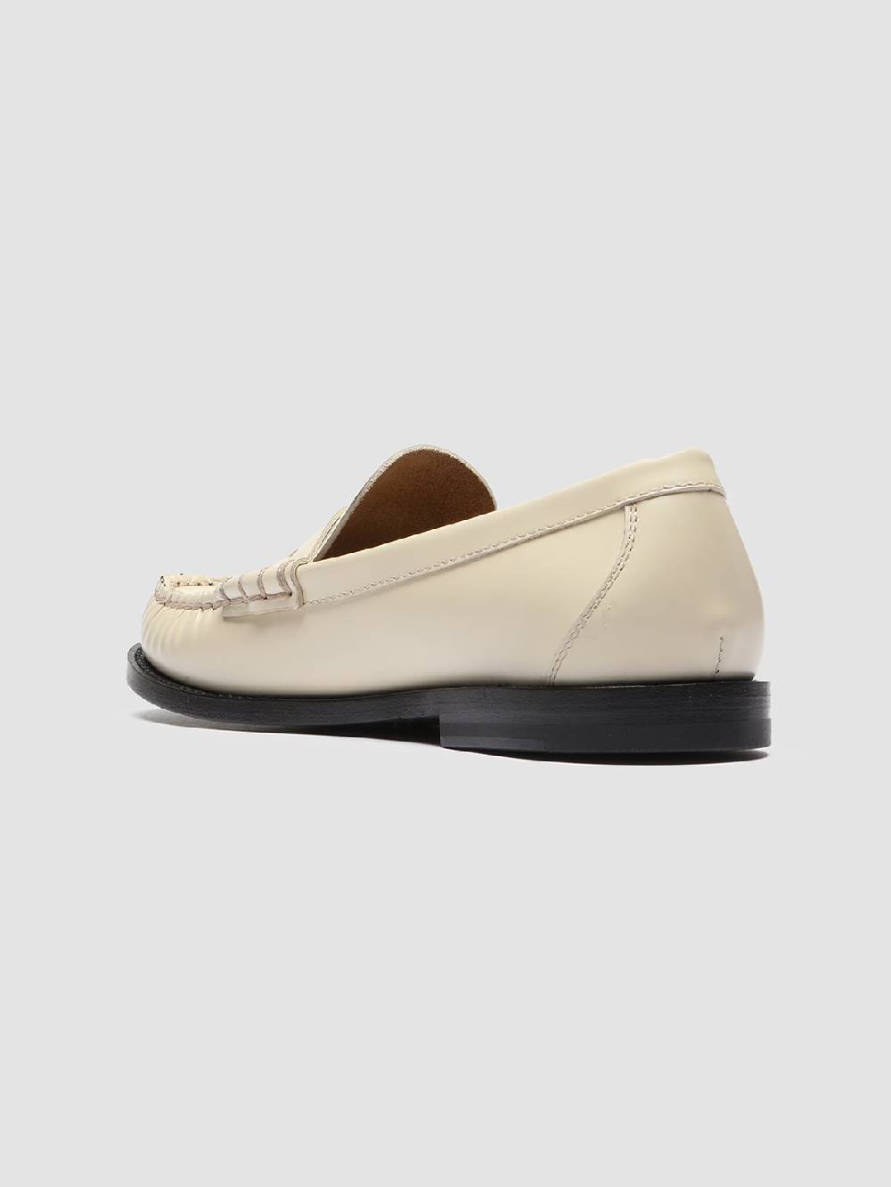 Officine Creative ZIVAGO 103 Ivory Leather Penny Loafers Online
