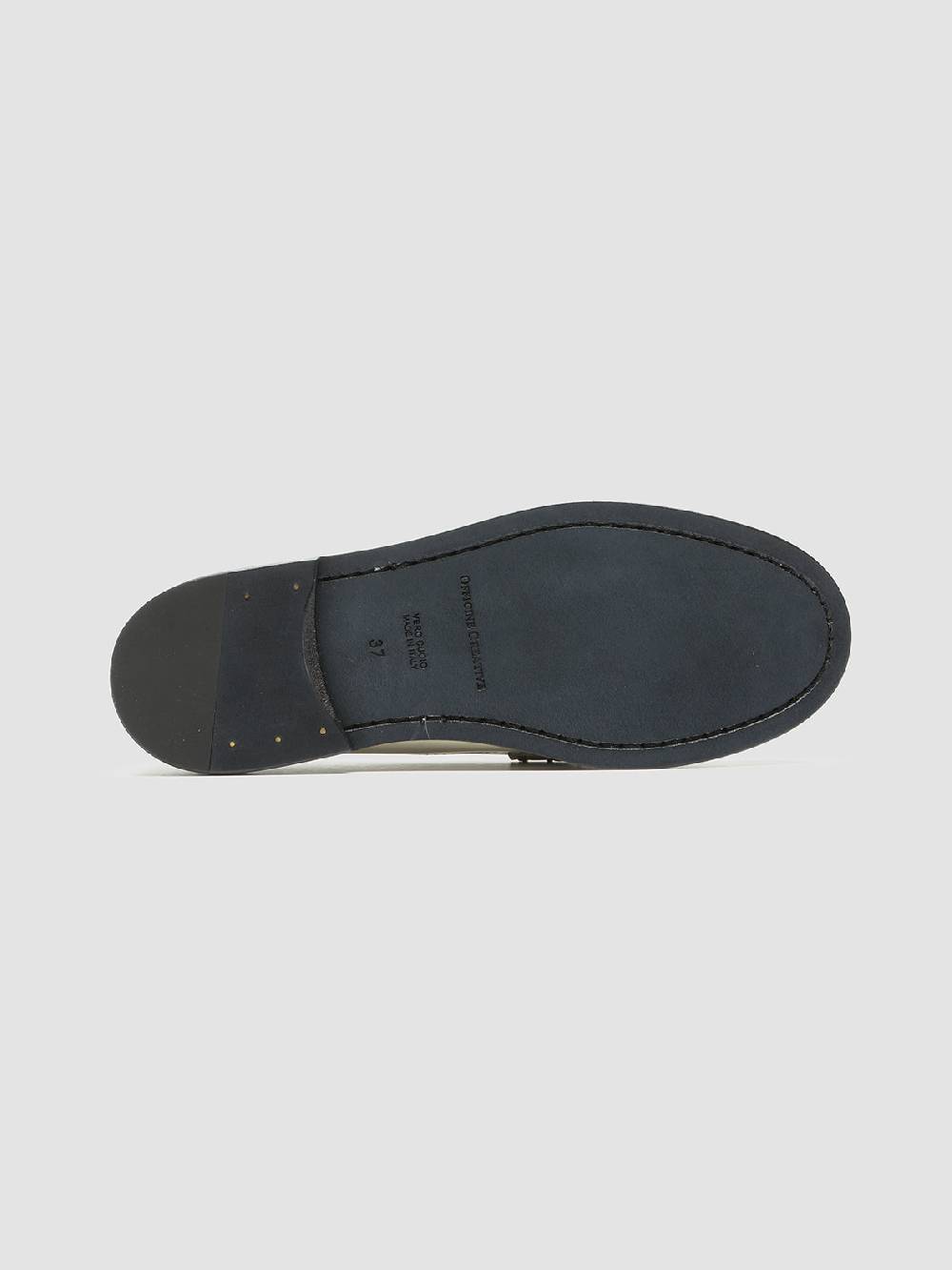 Officine Creative ZIVAGO 103 Ivory Leather Penny Loafers Online
