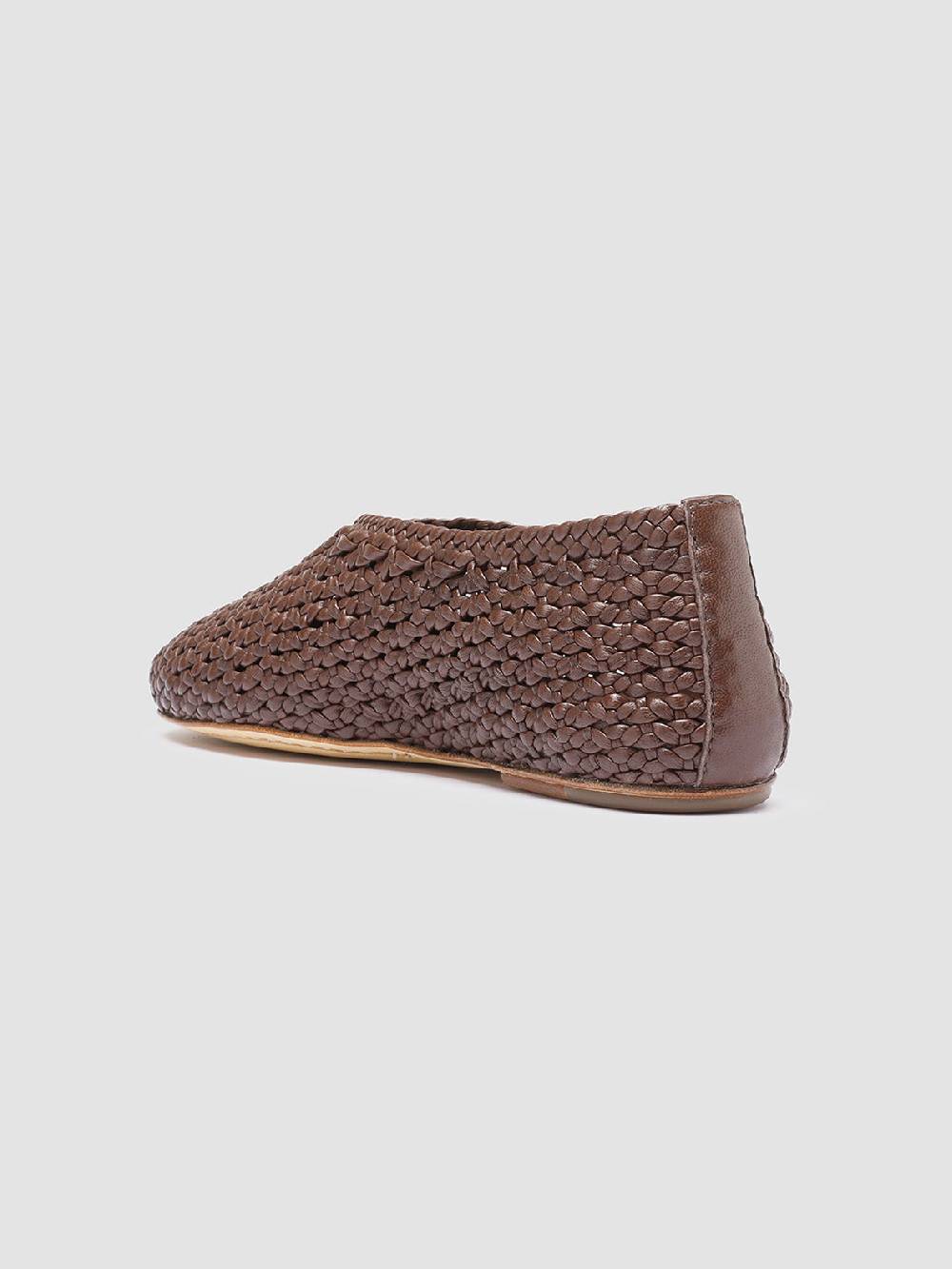 Officine Creative BESSIE 011 Mocassini in Pelle Marrone In Vendita