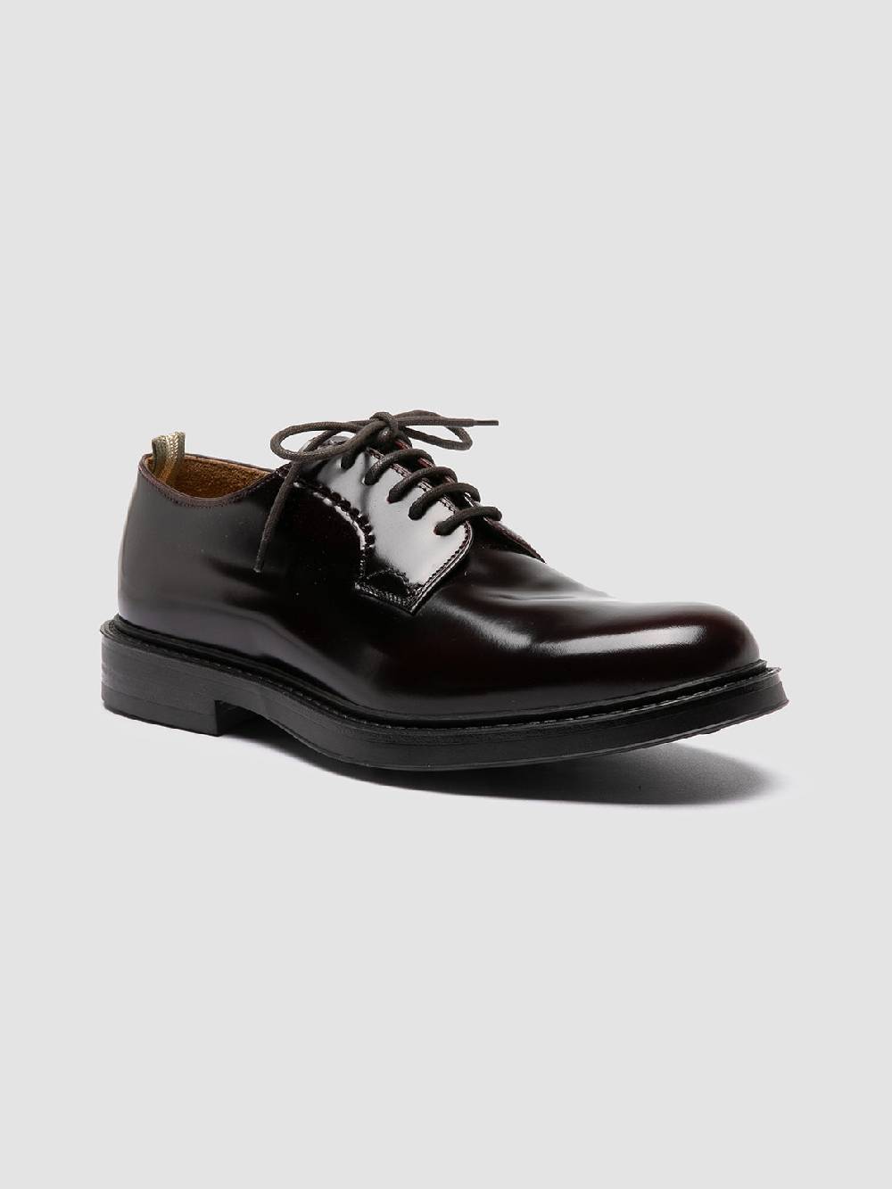 Officine Creative UNIFORM 003 Derby in Pelle Bordeaux Saldi