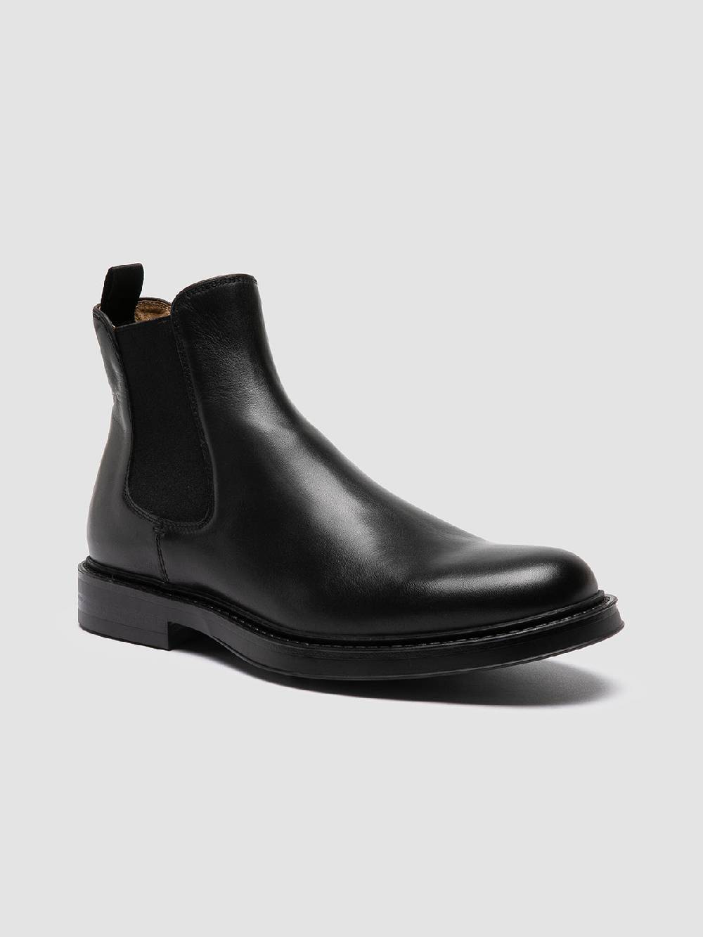 Officine Creative UNIFORM 005 Stivaletti Chelsea in Pelle Nera Offerte