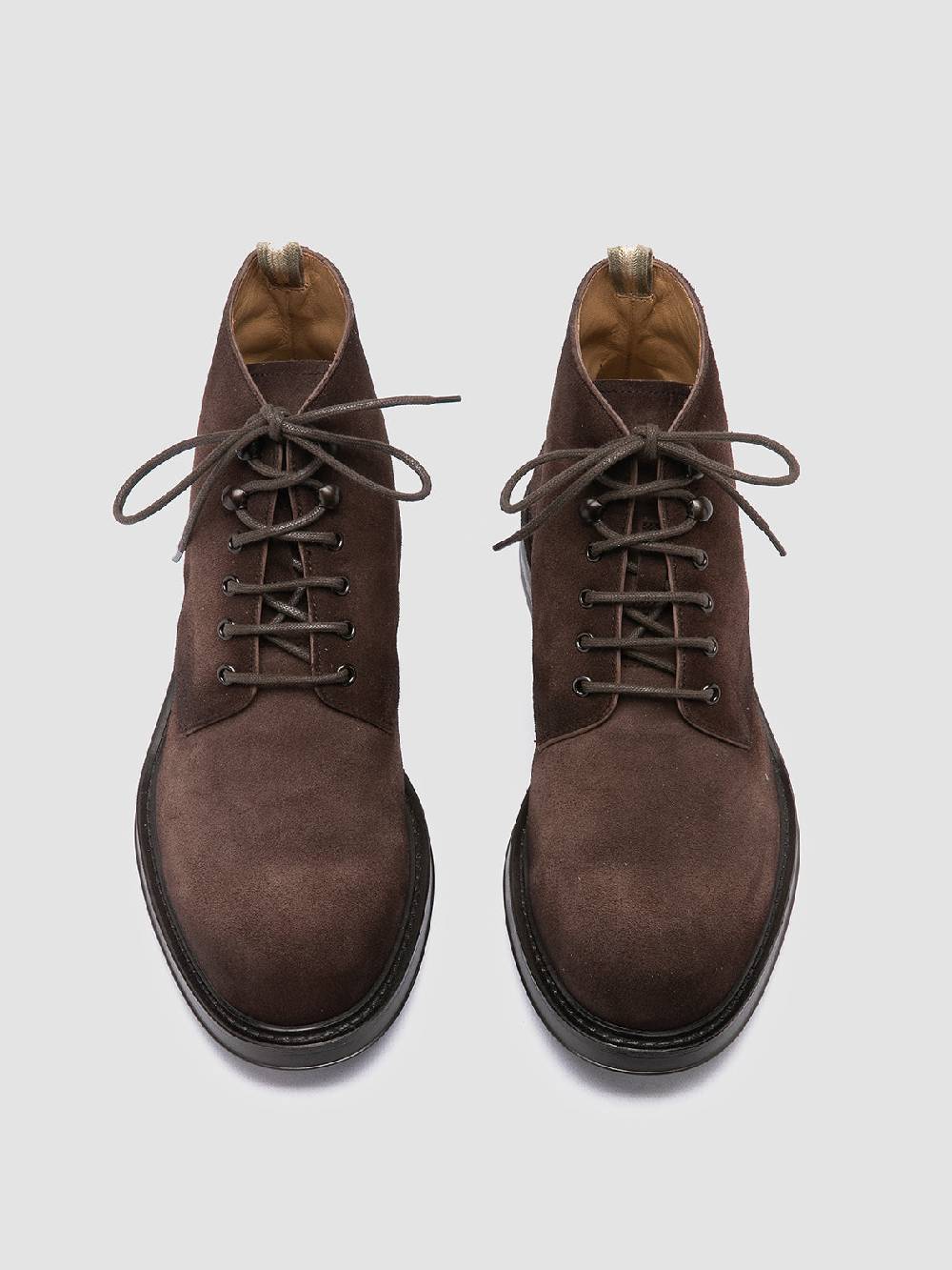 Officine Creative UNIFORM 018 Stivali Neri in Pelle Scamosciata Offerte