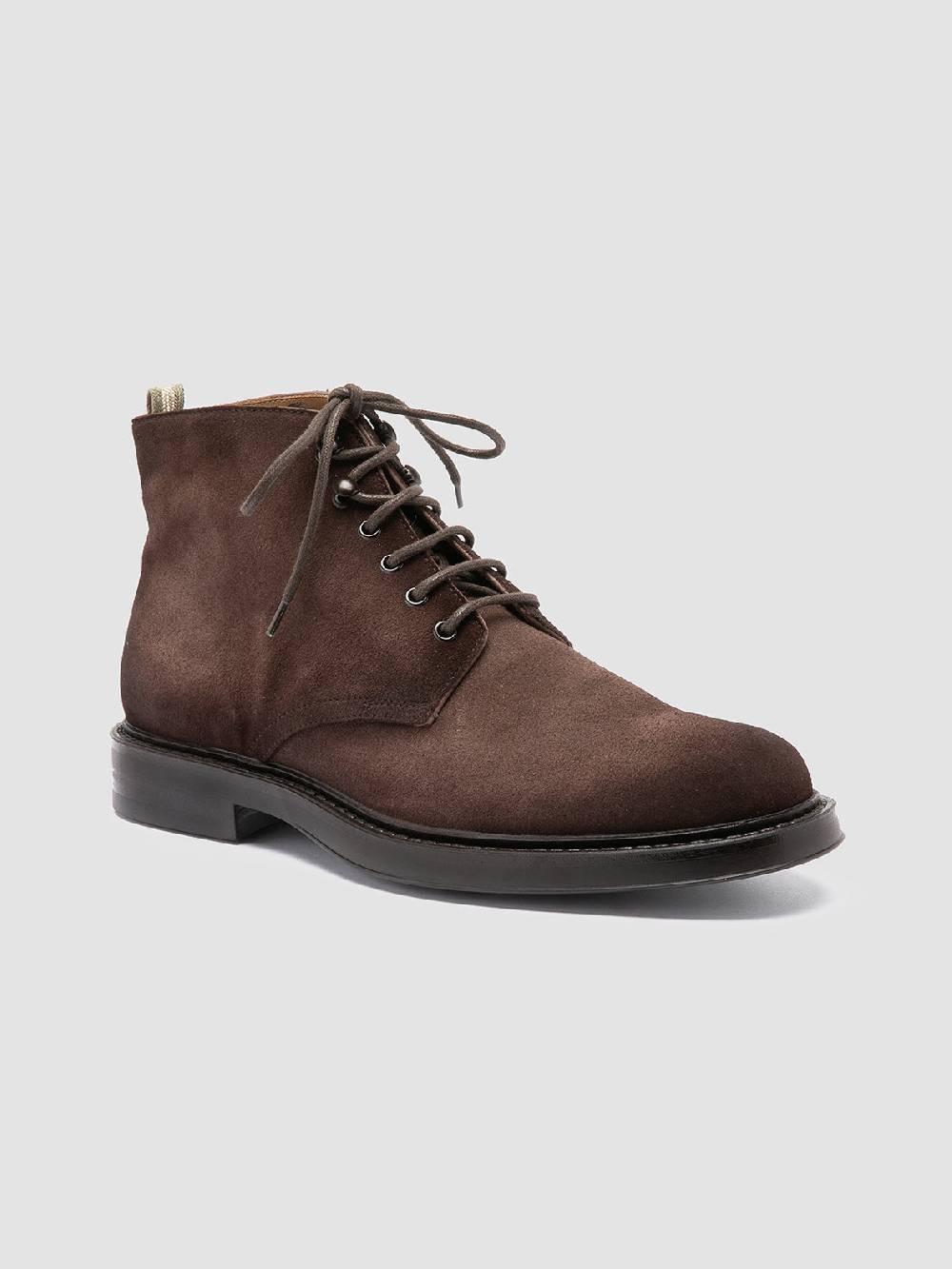 Officine Creative UNIFORM 018 Stivali Neri in Pelle Scamosciata Offerte