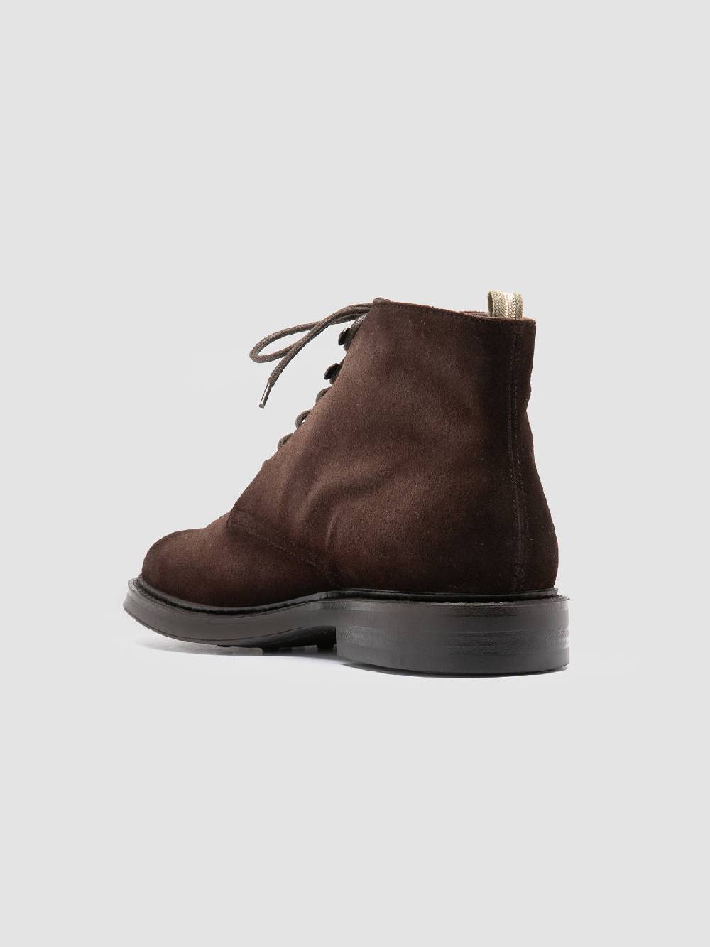 Officine Creative UNIFORM 018 Stivali Neri in Pelle Scamosciata Offerte