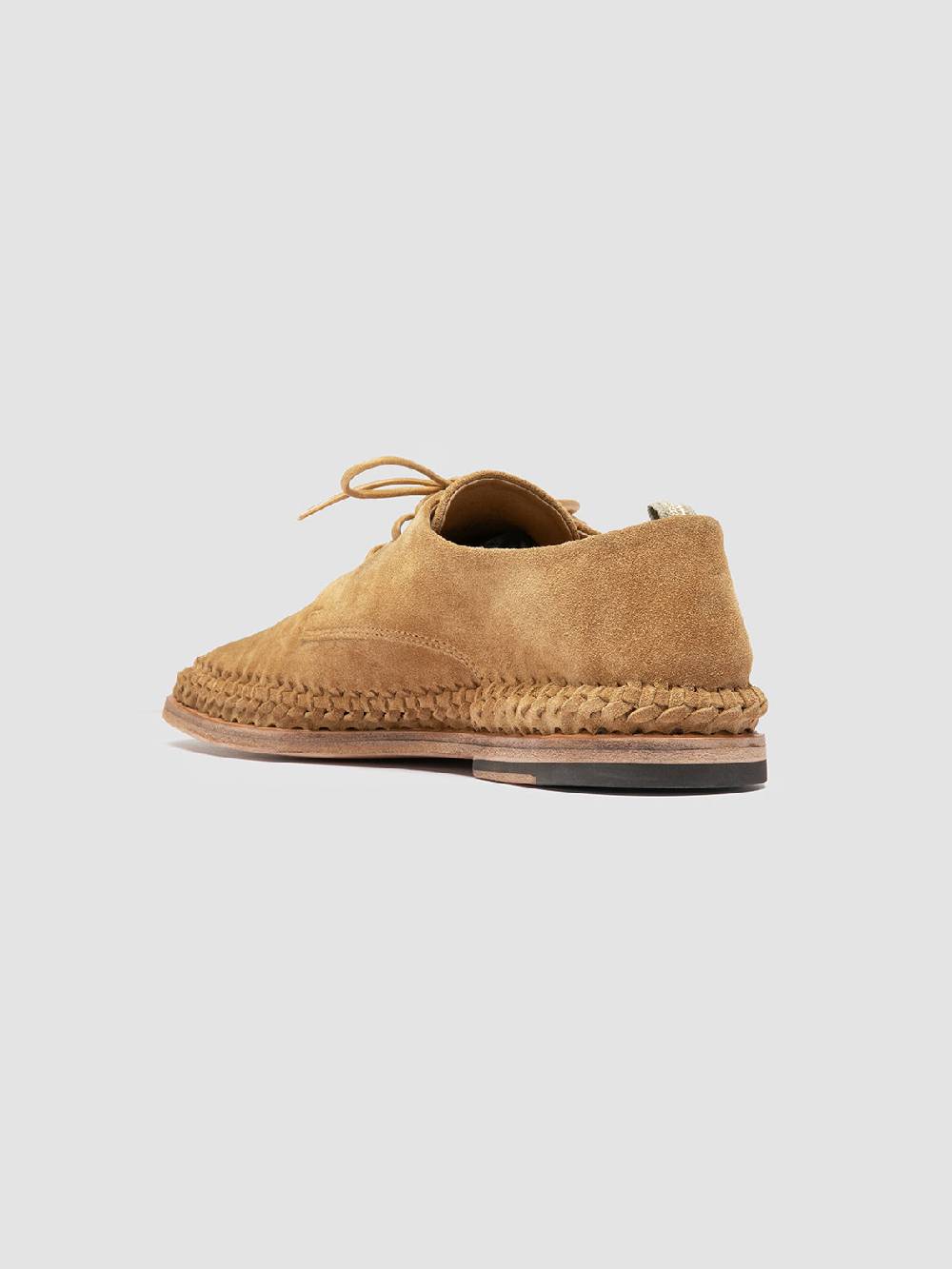 Officine Creative MILES 001 Brown suede derby shoes I Più Venduti