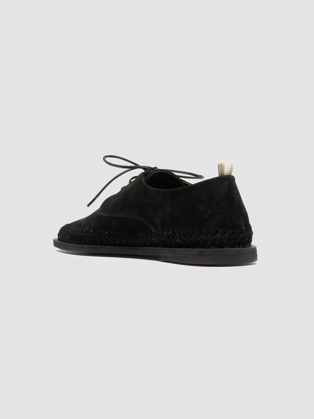 Officine Creative MILES 001 Black Suede derby shoes Vendite Flash