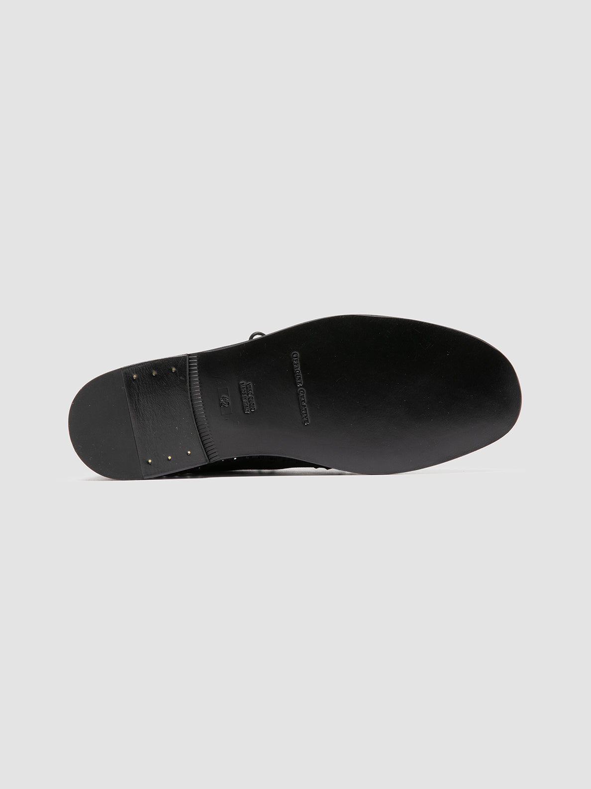 Officine Creative MILES 001 Black Suede derby shoes Vendite Flash