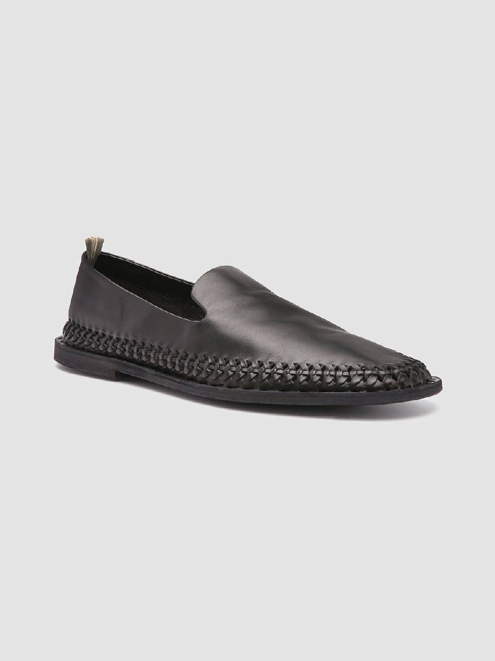 Officine Creative MILES 002 Mocassini in Nappa Nera Negozio