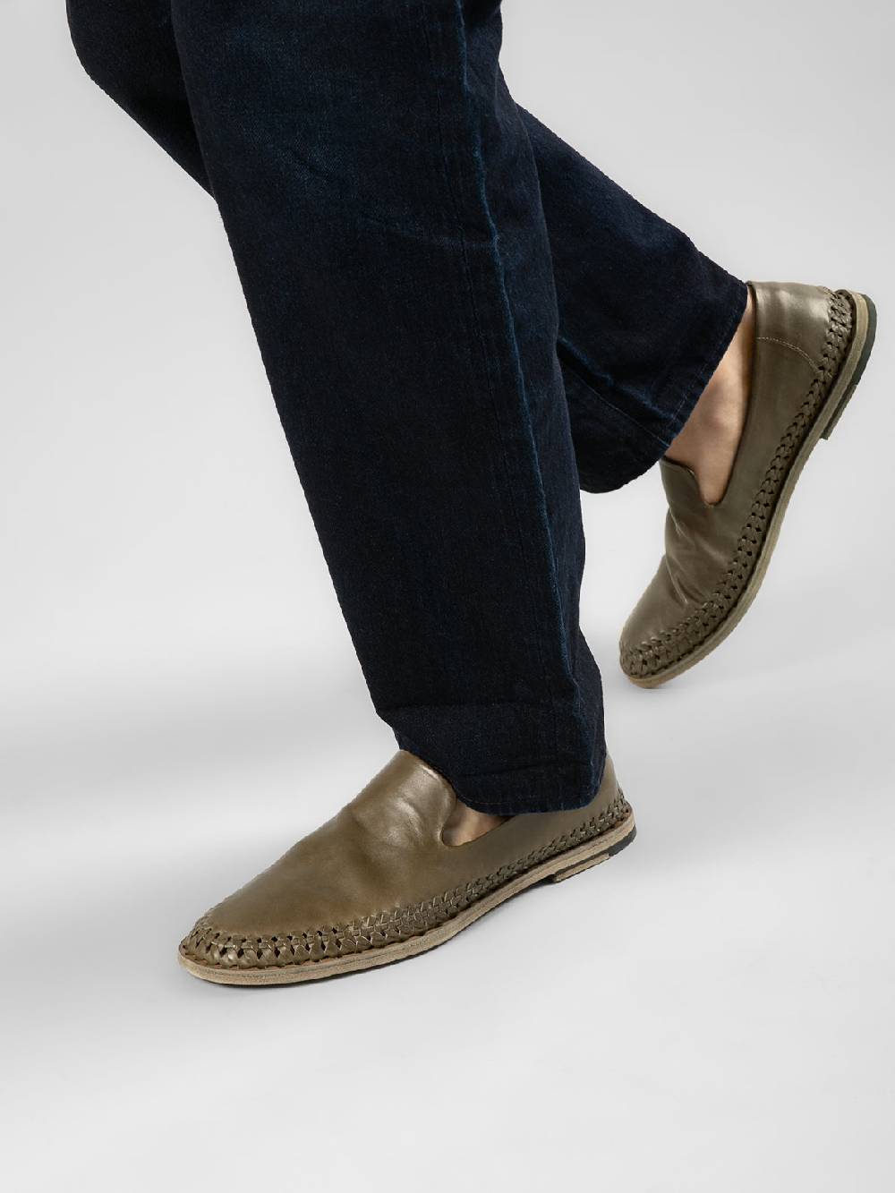 Officine Creative MILES 002 Mocassini in Nappa Nera Negozio