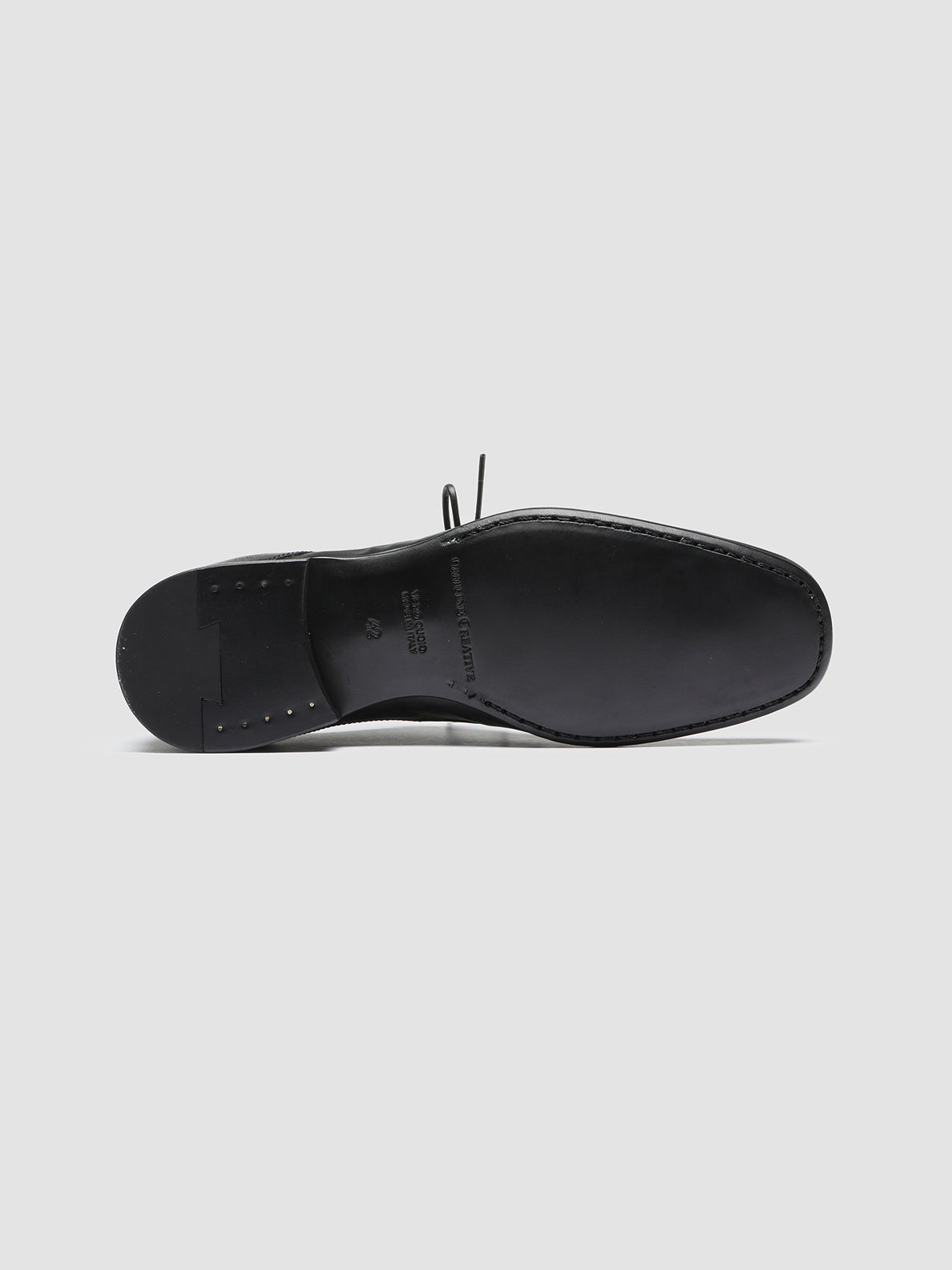 Officine Creative HARVEY 002 Black Leather Derby Shoes In Saldo