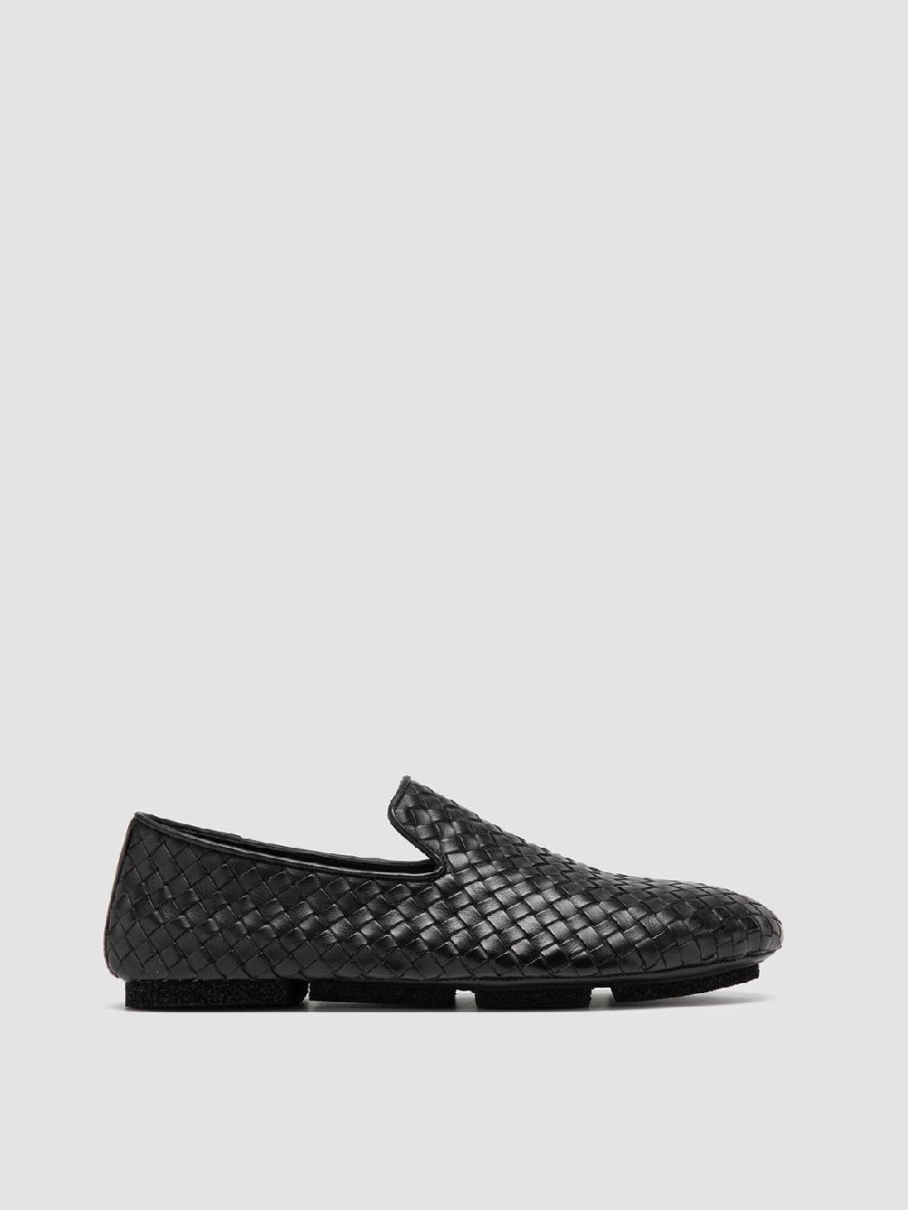 Officine Creative C-SIDE 002 Mocassini in Pelle Nera 2025