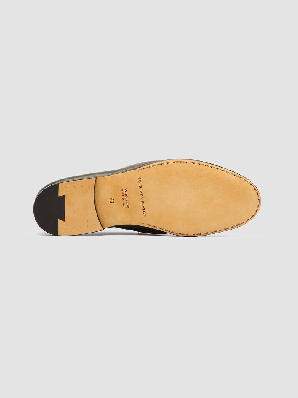 Officine Creative AIRTO 001 Mocassini Penny Loafer in Pelle Verde 2025