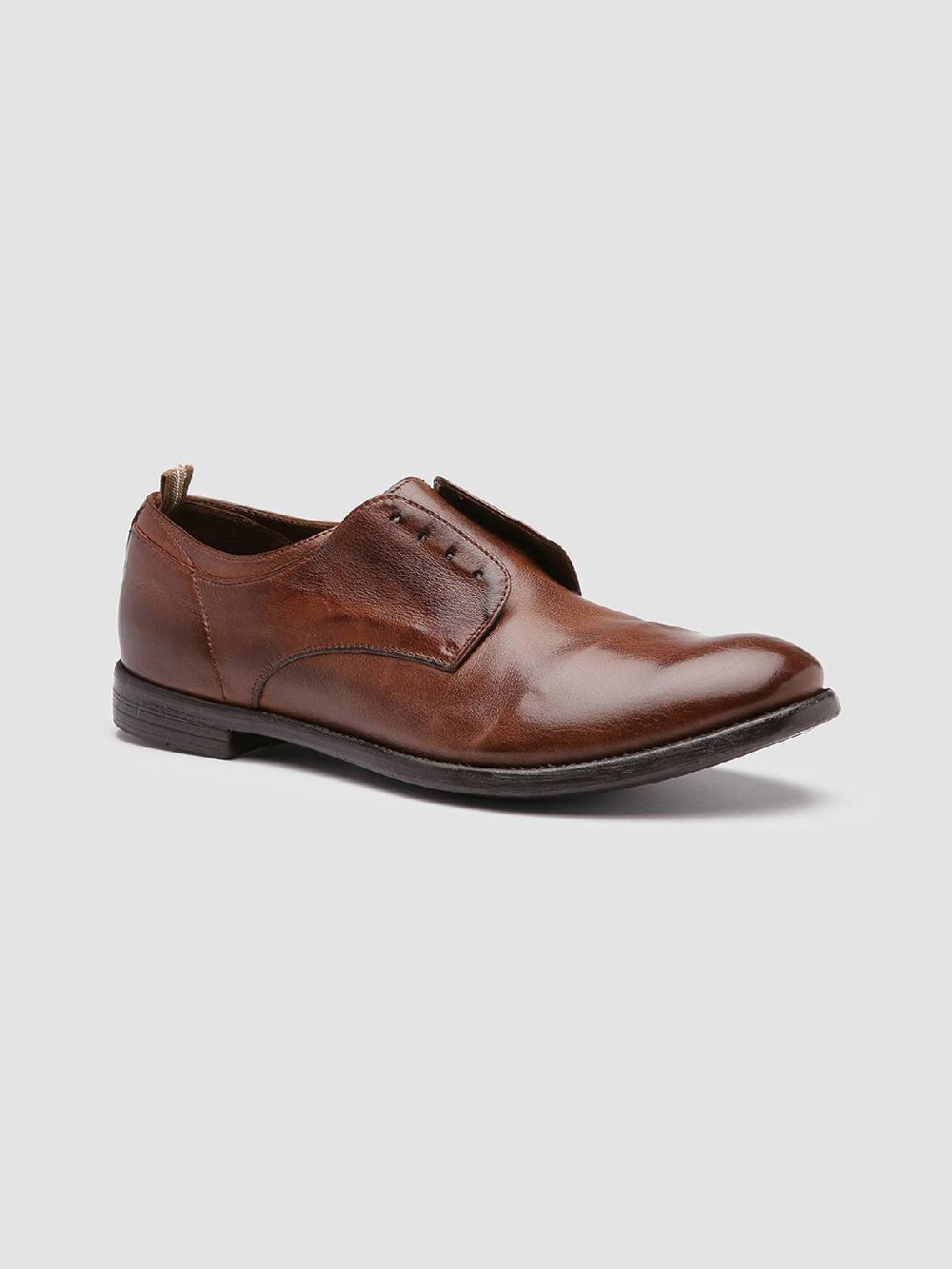 Officine Creative ARC 500 Derby in Pelle Marrone Nuovo