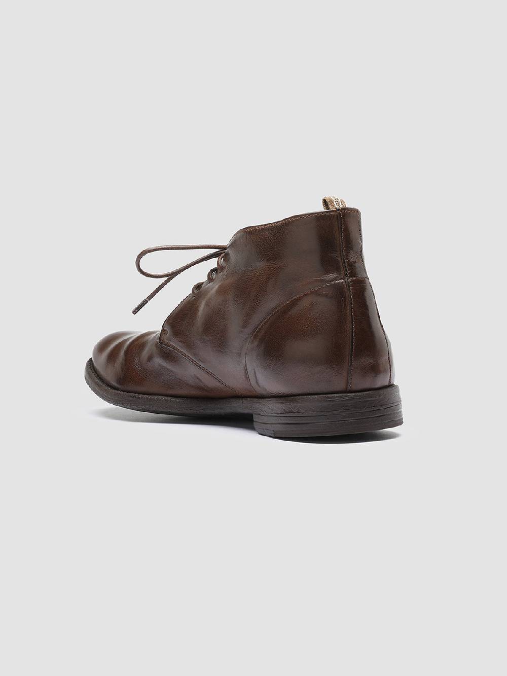 Officine Creative ARC 516 Stivali in Pelle Marrone Qualità