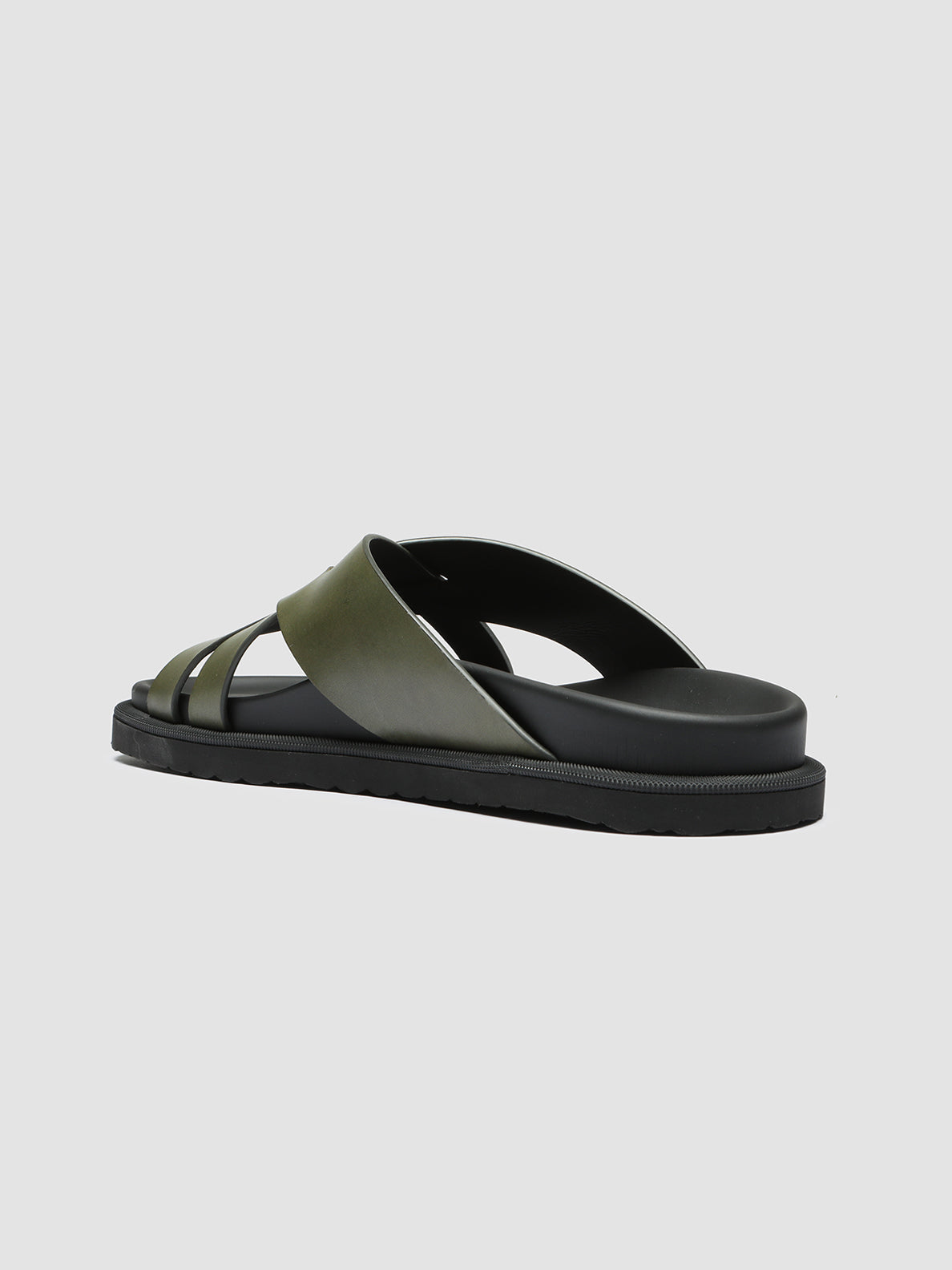 Officine Creative CHARRAT 003 Sandali in Pelle Verde Soddisfazione Garantita