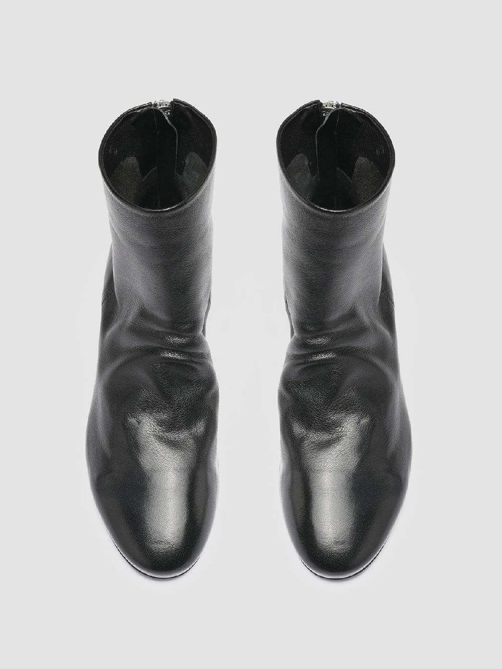 Officine Creative BONNIE 001 Stivaletti in Pelle Nera Negozi Online