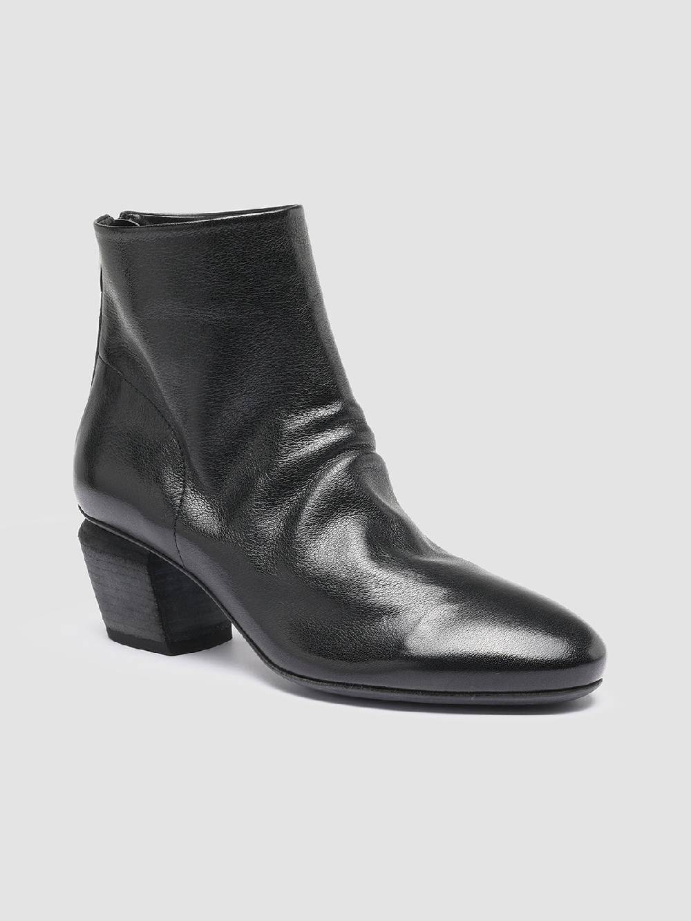 Officine Creative BONNIE 001 Stivaletti in Pelle Nera Negozi Online