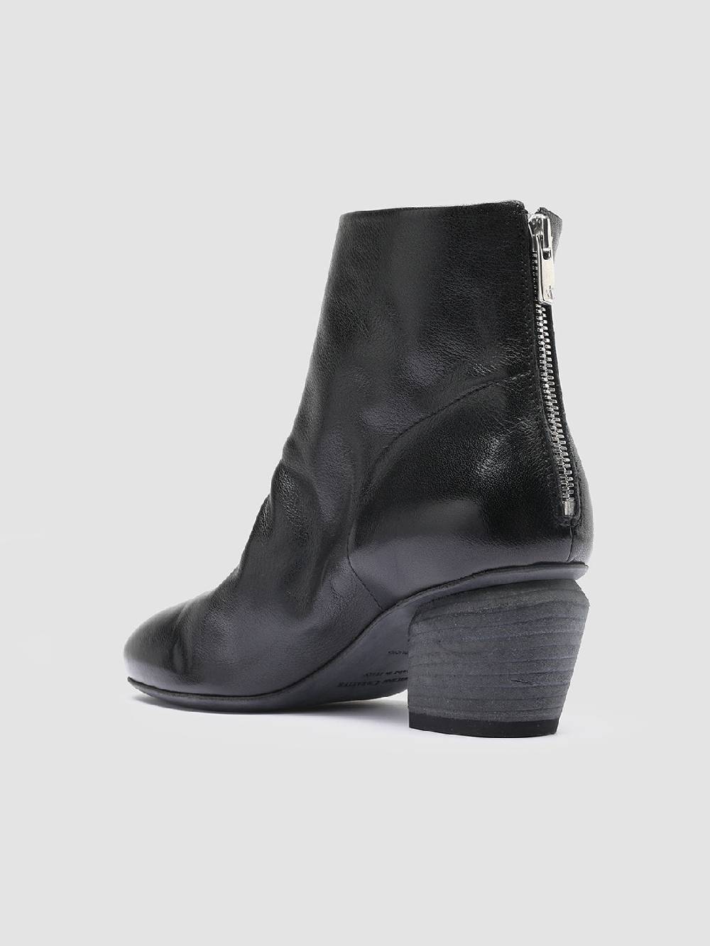 Officine Creative BONNIE 001 Stivaletti in Pelle Nera Negozi Online
