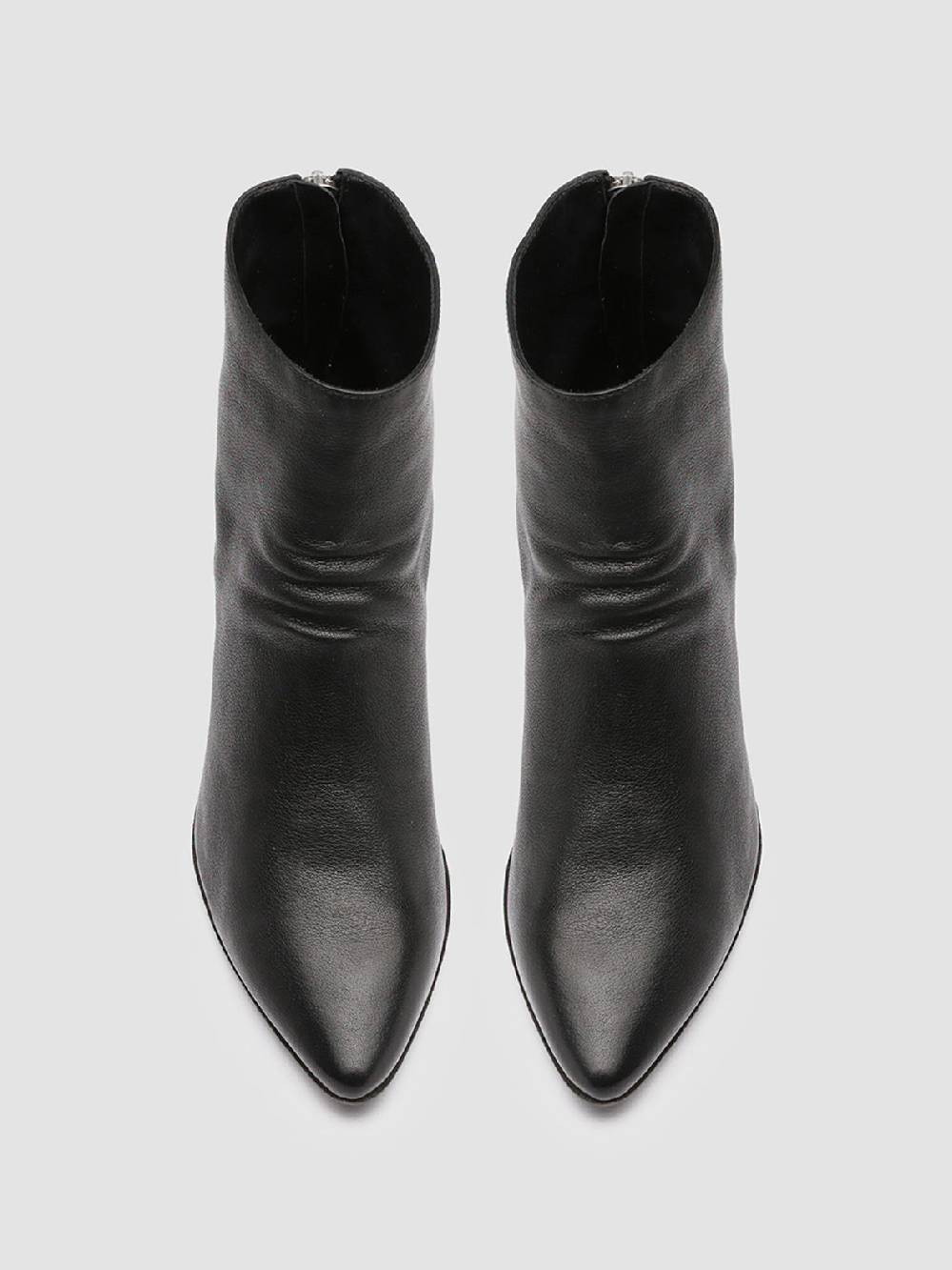 Officine Creative SEVERINE 008 Stivaletti in Pelle Nera con Zip Shopping Online