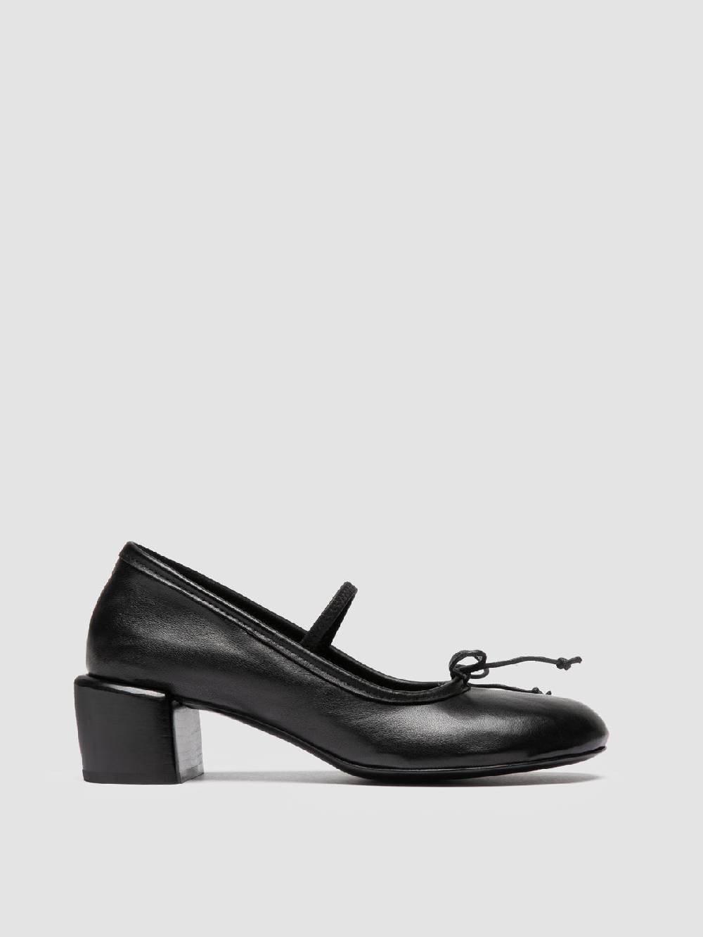 Officine Creative FLORE 001 Ballerine in Pelle Nera Sottocosto