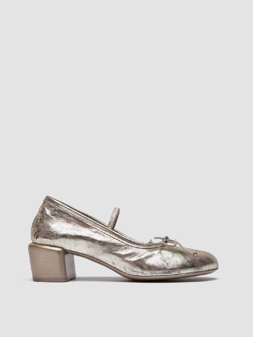 Officine Creative FLORE 001 Ballerine in Pelle Metallizzata Convenienza