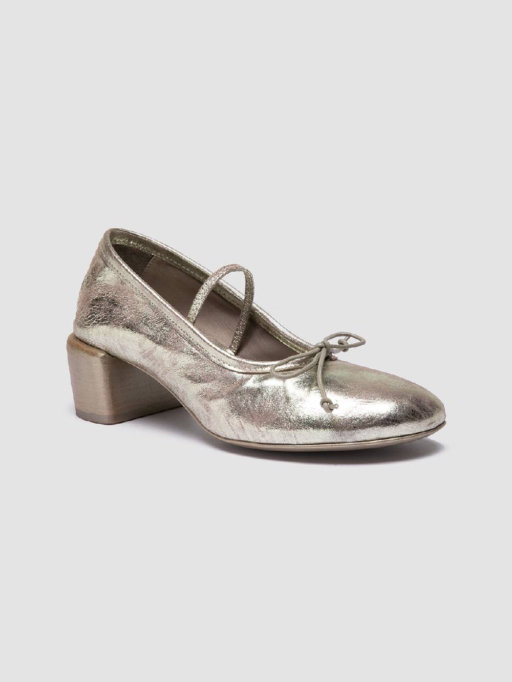 Officine Creative FLORE 001 Ballerine in Pelle Metallizzata Convenienza