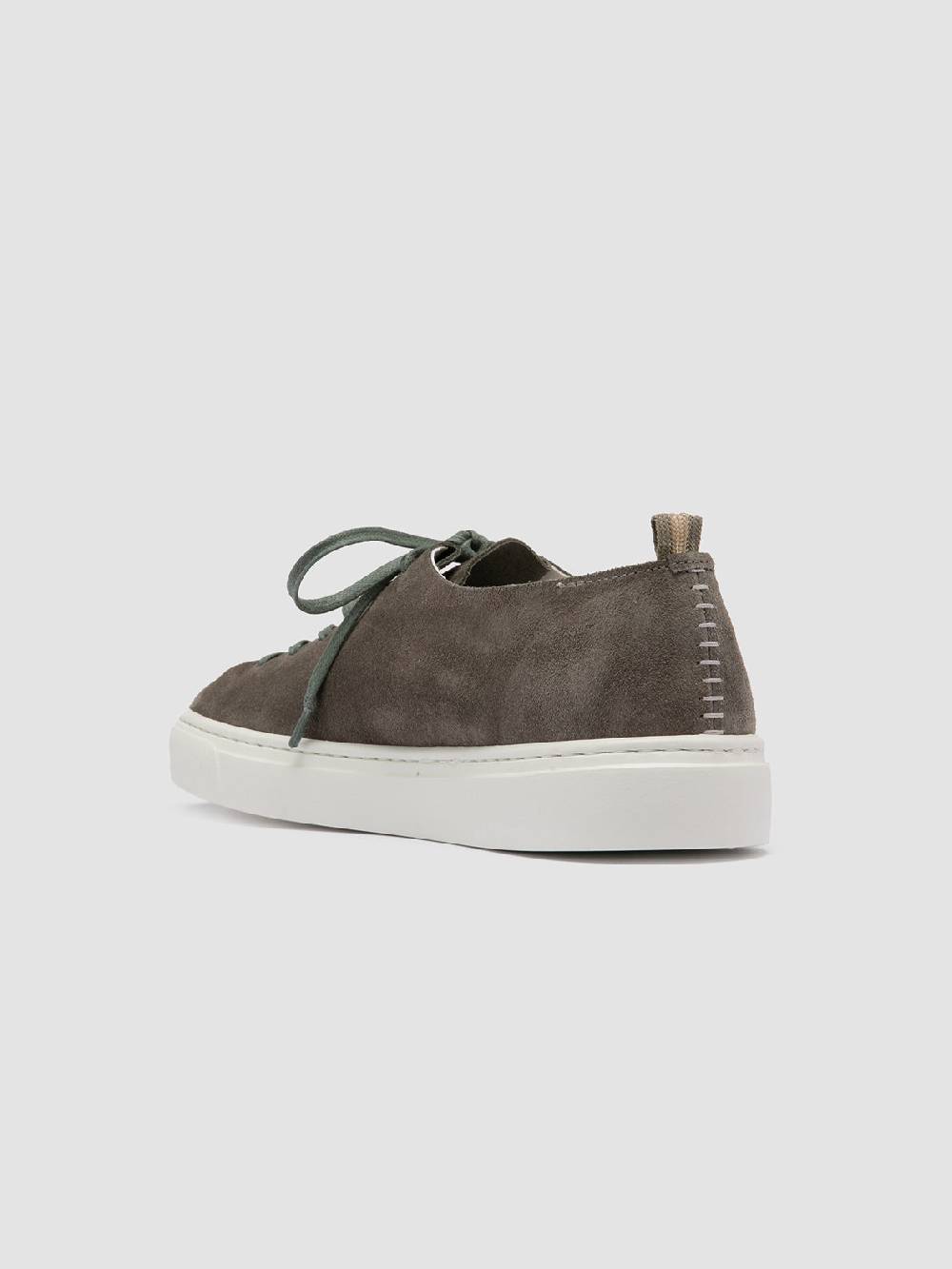 Officine Creative LEGGERA 100 Sneakers Basse in Pelle Scamosciata Verde Offerte