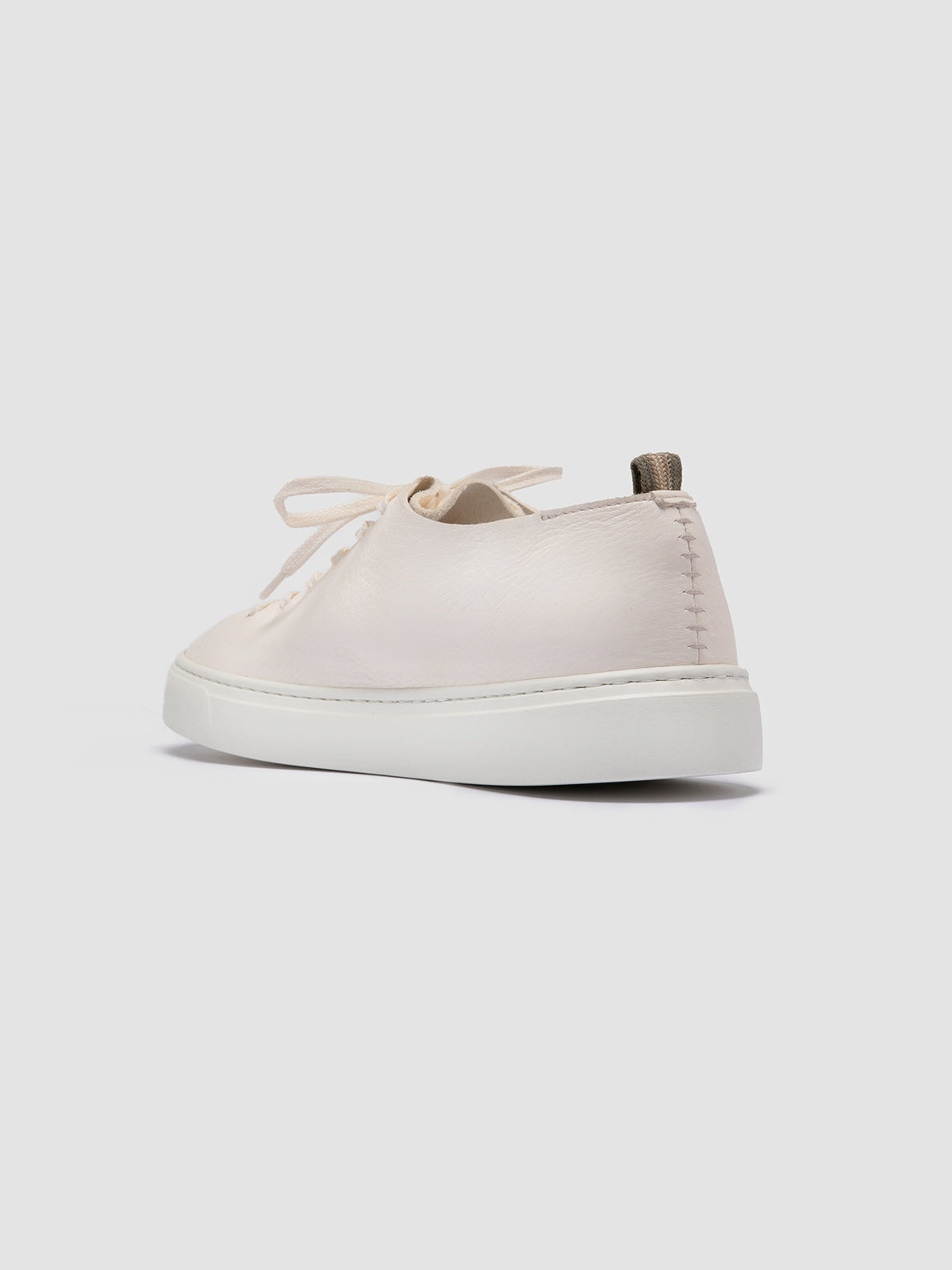 Officine Creative LEGGERA 100 White Leather Low Top Sneakers Vendita Economica