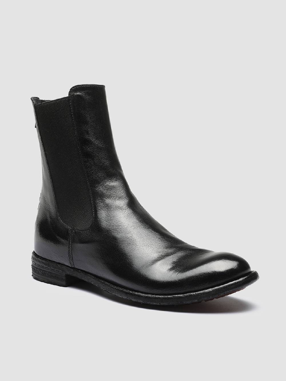 Officine Creative LEXIKON 073 Stivaletti Chelsea in Pelle Nera Vendite Flash