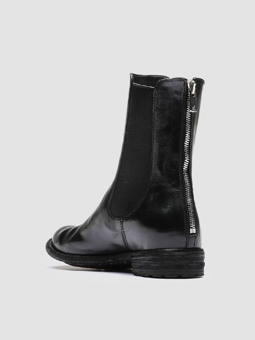 Officine Creative LEXIKON 073 Stivaletti Chelsea in Pelle Nera Vendite Flash
